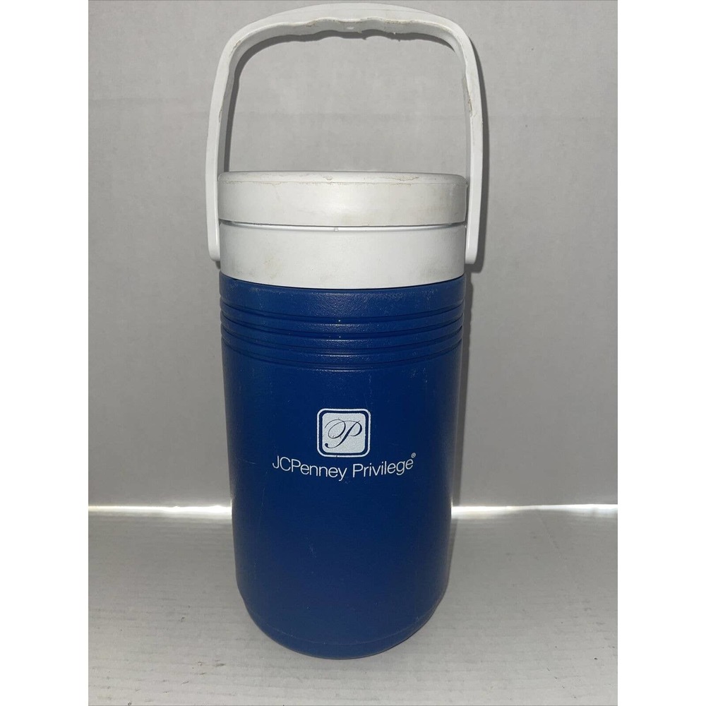 JCPenney Privilege•Coleman 5690 1/2 Gallon Blue Flip Top Water Cooler Jug